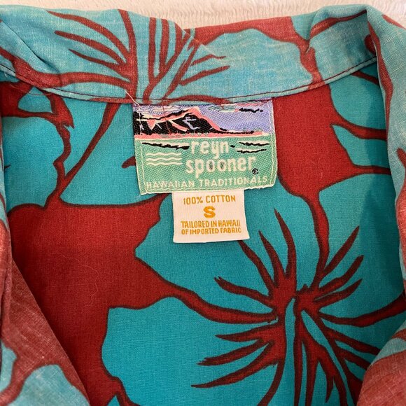 Vintage short-sleeved Hawaiian print shirt - Picture 9 of 10